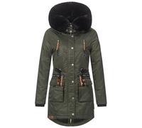 Navahoo Mangala Princess Damen Winterjacke B873 Grün Größe L - Gr. 40 XS