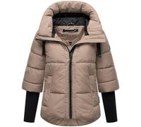 Steppjacke NAVAHOO "Lotusherz XIV", Damen, Gr. S (36), beige (taupe), Obermaterial: 100% Polyester. Innenfutter: 100% Polyester. Wattierung: 100% Polyester. Ärmelfutter: 100% Polyester, figurumspielen