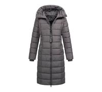 Navahoo Mondmädchen Damen Winter Steppmantel mit Kapuze und Fleecefutter XL