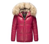 Navahoo Premium Damen Winterjacke Tikunaa - Puffer Look, Warm & Mit Kunstfellkragen XS
