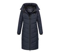 Winterjacke NAVAHOO "Schmatzibär", Damen, Gr. M, blau (navy), Obermaterial: 100% Polyester. Innenseite: 100% Polyester. Futter: 100% Polyester, Jacken Winterjacke, mit weichem Teddyfell innen (9184694
