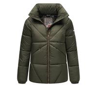 Navahoo Schokolinaa Damen Winter Steppjacke mit gefüttertem Kragen S
