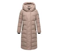 Steppmantel NAVAHOO "Engelsfeder XIV", Damen, Gr. 4XL (48), beige (taupe), Obermaterial: 100% Polyester, Innenfutter: 100% Polyester, Wattierung: 100% Polyester, Ärmelfutter: 100% Polyester, gerade kn