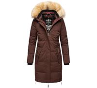 Wintermantel NAVAHOO "Halina" Gr. XL (42), braun Damen Mäntel Wintermäntel modischer Winter Steppmantel mit Kapuze (98182724-XL)