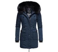 Navahoo Wintermantel Damen blau, XL