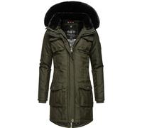 Navahoo Wintermantel Damen oliv, M