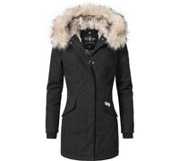 Navahoo Wintermantel Damen schwarz, M