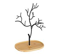 Navaris Schmuckbaum aus Holz und Metall - Schmuckständer für Ketten Ohrringe Ringe - Deko Schmuck Aufbewahrung - Ständer