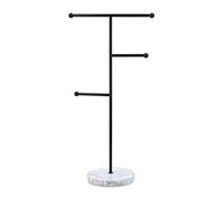 Navaris Schmuckständer aus Marmor und Metall - Schmuckbaum für Ketten Ohrringe Ringe - Deko Schmuck Aufbewahrung - Schmuckhalter Ständer Ring Kette