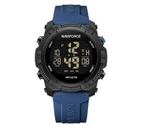 Naviforce Herren wasserdicht Sportuhr,Uhr für,digital Stoppuhr Wecker Kautschukband Damen Armbanduhr