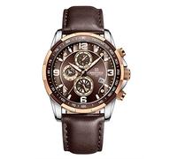 Naviforce Sportuhren für Herren, analog, Quarz, Chronograph, Lederarmband