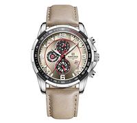 Naviforce Sportuhren für Herren, analog, Quarz, Chronograph, Lederarmband