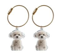 Navna Miniatur-Haustier-Fell-Andenken-Halter, Schlüsselanhänger, Haar-Aufbewahrungsbox, Anhänger, Tasche, Charm, Schlüsselanhänger für Hunde, Katzen und Kleintiere, Haustier-Gedenkschmuck-Behälter, B