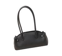 Navna Stilvolle PU-Unterarmtasche, geräumige Schultertasche, lässiger Tragegriff oben, perfekt für Büroarbeit und Winter, modisch, hochwertiges Polyurethan für Damen, Schwarz , One Size
