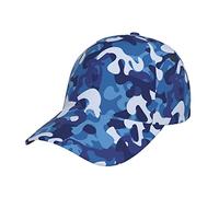 Navy Blue Camo Baseball Cap Dad Hat Trucker Hat Damen Herren Snapback Verstellbarer Modischer Trendiger Hip Hop Hut Low Profile
