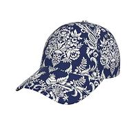 Navy Blue Silver Baseball Cap Dad Hat Trucker Hat Damen Herren Snapback Verstellbarer Modischer Trendiger Hip Hop Hut Low Profile