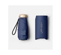 (Navy Blue)Sun Umbrella Mini-Portable Pocket Sun Protection UV Protection Sun Umbrella rain or Shine Dual-use Umbrella Sun Umbrella