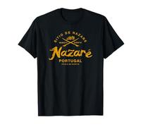 Nazare Portugal Surfen Vintage Retro T-Shirt