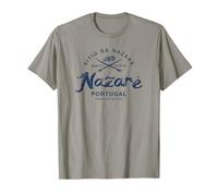 Nazaré, Portugal, Surfen, Vintage-Stil T-Shirt