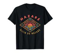 Nazare Vintage Surfen Portugal Urlaub Reisen T-Shirt