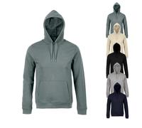 NB3196 NEOBLU Herren French-Terry-Stoff Kapuzensweatshirt Nicholas Deep Black L
