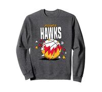 NBA Atlanta Hawks Basketball-Doodle Stars Sweatshirt