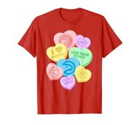 NBA Atlanta Hawks Valentinstag Süßigkeiten Herzen T-Shirt