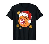 NBA Atlanta Hawks Weihnachtsmannmütze Ball T-Shirt