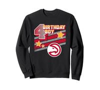 NBA Birthday Boy Atlanta Hawks 4. Geburtstag Logo Sweatshirt