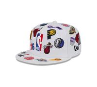 NBA Logo All Over Limited Edition New Era 59FIFTY NBA Cap Weiß - 7 1/8