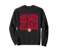 NBA Nur EIN Mädchen, das das Atlanta Wavy Hawks Logo liebt Sweatshirt