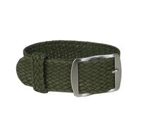 NBCNZCTSAS 16mm 18mm 20mm 22mm Einfarbig Perlon Woven Nylon Uhrenarmbänder Armband Stoff Woven Uhrenarmband Band Schnalle Gürtel schwarz blau(Green,20mm)