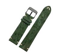 NBCNZCTSAS 20 22 mm Armband, passend for Rolex, passend for Seiko, Schwarz, Grün, passend for Water Ghost, passend for Tissot, passend for Omega, passend for Uhrenarmband aus Straußenleder. Uhrenarmbä