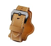 NBCNZCTSAS 20 22MM 24MM 26MM Armband Lederarmband Fit for Casio Fit for Fossil Fit for Panerai Fit for Bernie Basistablett Vintage Wasserdichtes Armband(Brown-black,24mm)