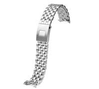 NBCNZCTSAS 20mm 21mm massives Edelstahl-Metalluhrenarmband passend for IWC Pilot Mark 17 18 passend for den kleinen Prinzen IW377717 37771 Herrenuhrenarmband(20mm)