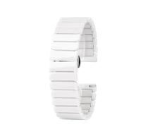 NBCNZCTSAS 20MM 22MM Keramikarmband Armband Damen Herren Armband Fit for Omega Fit for Casio Fit for Armani Fit for Huawei GT2 GT3 Fit for DW Fit for KC Fit for Samsung Keramik-Uhrenarmband(4103-white