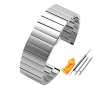 NBCNZCTSAS 24MM 26MM 28MM Massives Edelstahl-Uhrenarmband, passend for Diesel Seven Friday, passend for Panerai-Armband, großes Stahlgürtel-Herrenarmband(SFD-G01-silver,24mm)