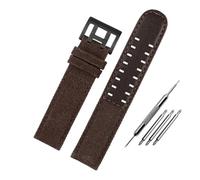 NBCNZCTSAS Armband Fit for Hamilton Khaki Fit for Feld H760250 H77616533 H70605963 H68201993 Uhr Armband Leder Nylon Männer Armband 20 22mm(Brown-black clasp,22mm)