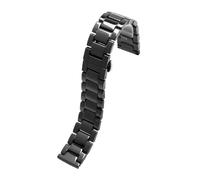 NBCNZCTSAS Keramikarmband 14 16 mm 18 mm 20 mm 21 mm 22 mm Passend for Seiko/Fit for Tissot/Fit for Armani/Fit for Citizen/Fit for Omega/Fit for Ck Herren- und Damenarmband(Black,18mm)