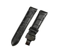 NBCNZCTSAS Lederarmband passend for Philippe Aquanaut Tissot 1853 passend for Couturier T035410a T035617a Uhrenarmband-Zubehör 22 23 24 mm(Black-Black-B1,22mm)