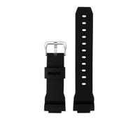 NBCNZCTSAS Passend for Casio Fit For G-Shock GM-2100 GM-S2100 GA-2100 GM-5600/GA5600 Harz-Uhrenarmband Herren Schwarz Grün Blau Gummi Sport Schweißarmband(Black silver pin)