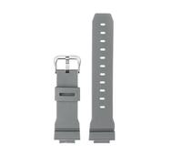 NBCNZCTSAS Passend for Casio Fit For G-Shock GM-2100 GM-S2100 GA-2100 GM-5600/GA5600 Harz-Uhrenarmband Herren Schwarz Grün Blau Gummi Sport Schweißarmband(Gray silver pin)