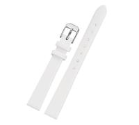 NBCNZCTSAS Passend for Swarovski Strass-Leder-Uhrenarmband 5158517/5158972, Schnellverschluss-Damenuhrenarmband 12, 14 mm, 16 mm, 18 mm(White-silver,14mm)