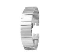 NBCNZCTSAS Passend for Swatch YCS YAS YGS IRONY Armband aus massivem Edelstahl, Herren-Metallarmband, 19, 20, 21 mm, Mesh-Gurt, Uhrenzubehör(Silver,19mm)