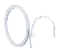 nbeads 10m Boning zum Nähen, 8mm PVC Ummantelte Stahlstäbchen Für Korsetts Brautkleider Abendkleider Und Dessous Hüte, Weiß