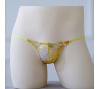 NbgrvB Herren Spitze Thong für Slim Beutel T-Back Unterwäsche G-String | Spitze Details, für slim Beutel Design, G-String Stil für Ästhetik und Komfort
