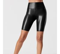 NbgrvB Wet Look für pu Leather Shorts Women High Waist Stretch Wet Look | High waist design, wet look finish, stretchy für pu leather, solid black color, clubwear style