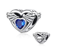 Nbsameng 925 Sterling Silber Charm, geeignet für Pandora-Armband, 5A Cubic Zirkonia, geeignet für europäische Armbänder und Halsketten