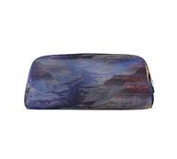 NBSKSDLK Grand Canyon Make-up-Tasche für Damen und Herren, Federmäppchen, Reise-Kosmetiktasche, Kulturbeutel, ästhetische Stifttasche, trendige Aufbewahrungstasche, Leder, Münztasche, Geldbörse