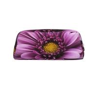 NBSKSDLK Kosmetiktasche mit Chrysanthemen-Motiv, für Damen und Herren, Kosmetiktasche, Reise-Kosmetiktasche, Kulturbeutel, ästhetische Stifttasche, trendige Aufbewahrungstasche, Leder, Münztasche
